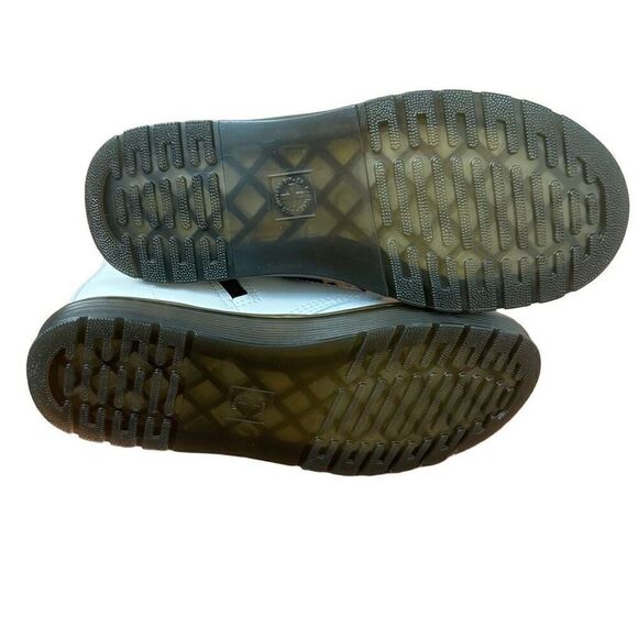 Dr. Martens Zavala Combat Boots White NEW Kids Size US 3 - Picture 6 of 8